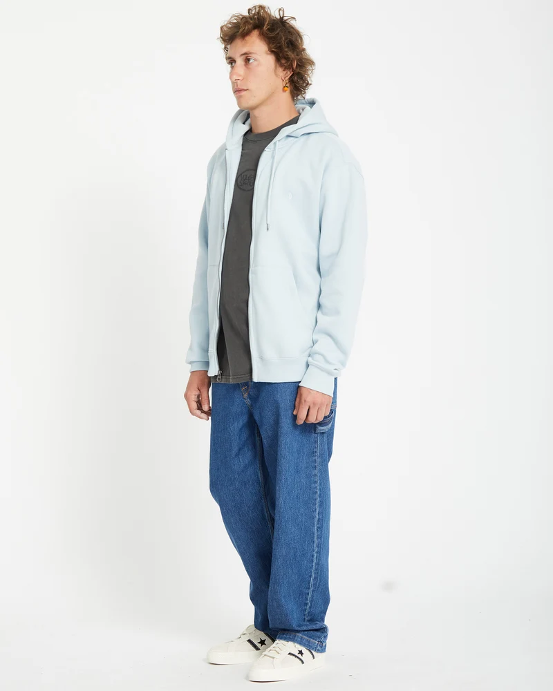 Single Stone Full Zip Kapuzenpullover - CAROLINA BLUE
