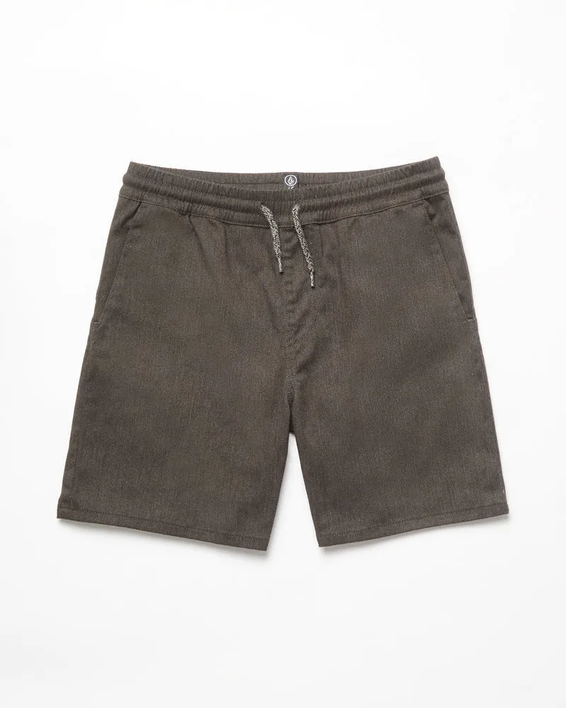 Frickin Elasticated Waist Shorts - CHARCOAL HEATHER - (KINDER)