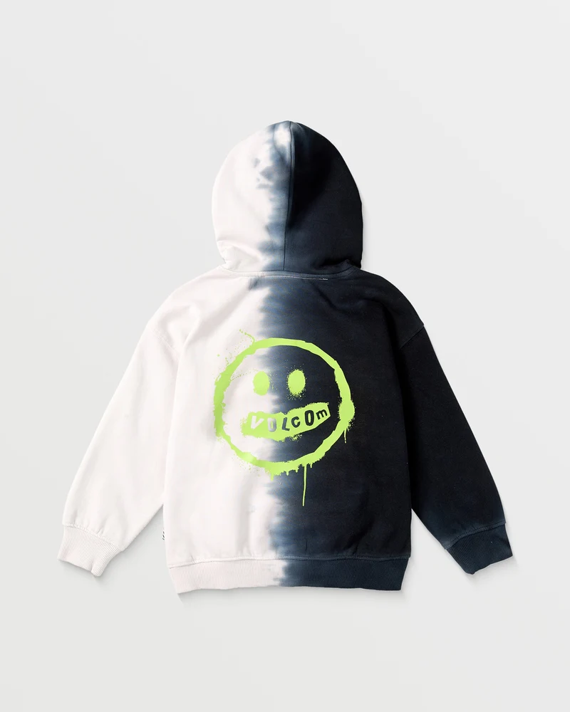 Graffiti Smile Kapuzenpullover - BLACK WHITE - (KINDER)