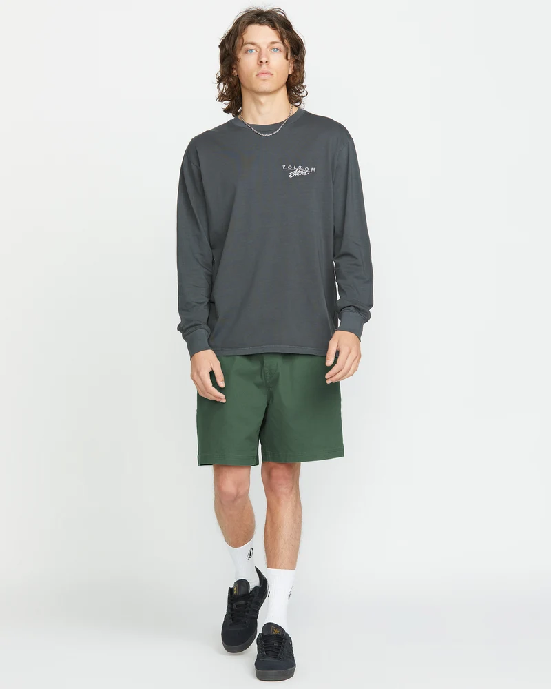 High Stone Elasticated Waist 18" Shorts - ALPINE