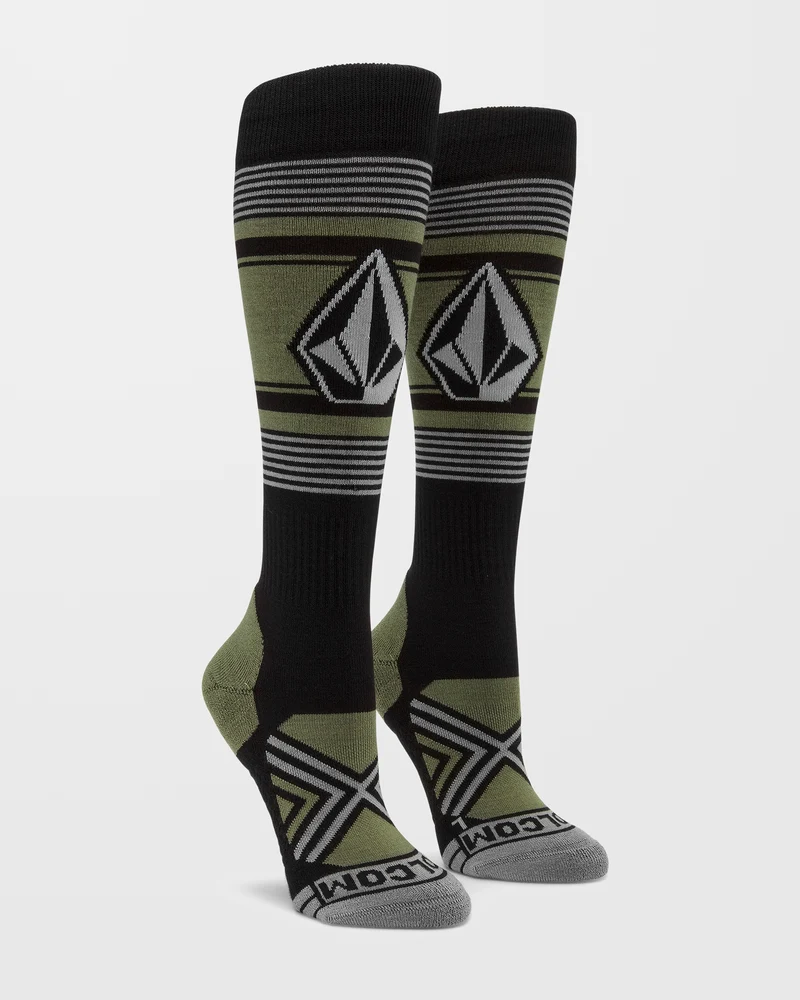Stone Lines Otc Socken - Lichen Green