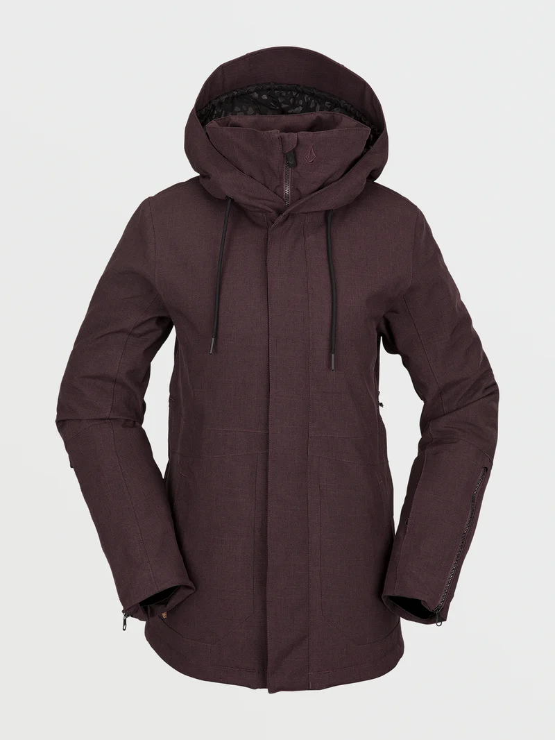 Sherwin Insulated Jacket - Black Plum