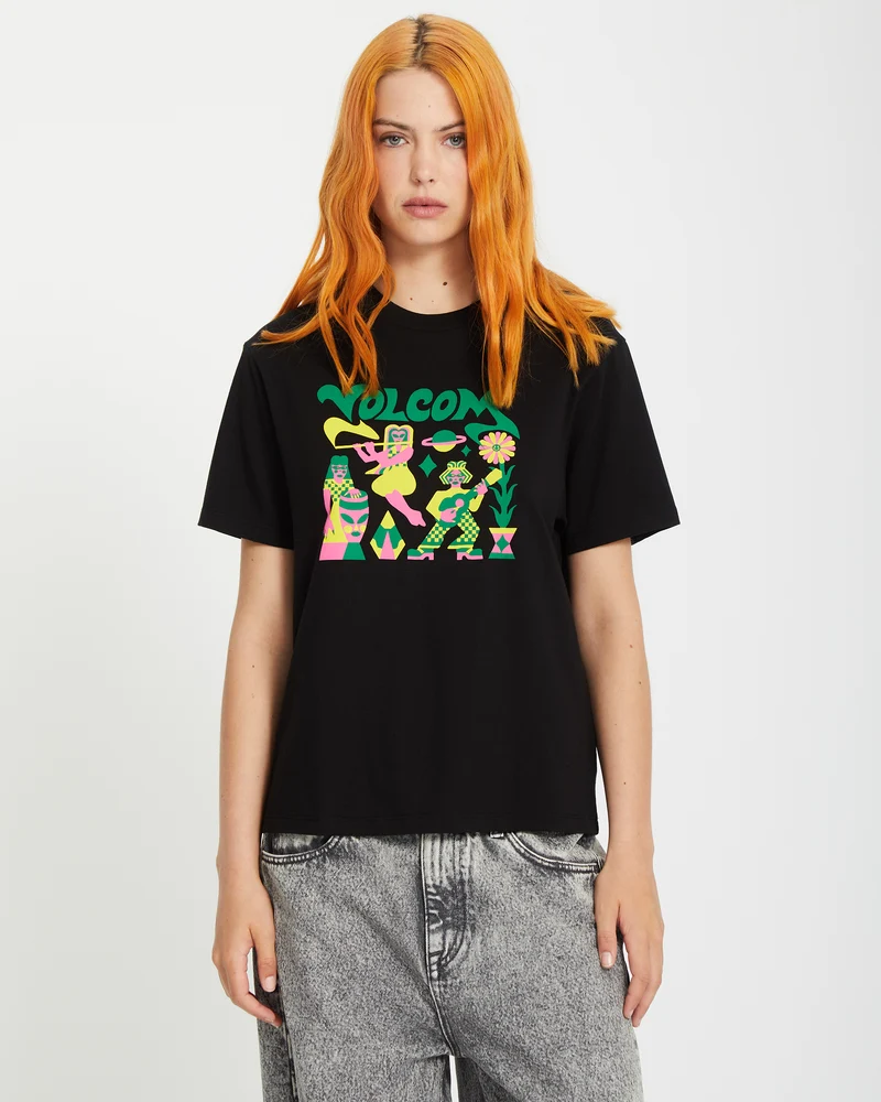 Radical Daze Up T-shirt - BLACK