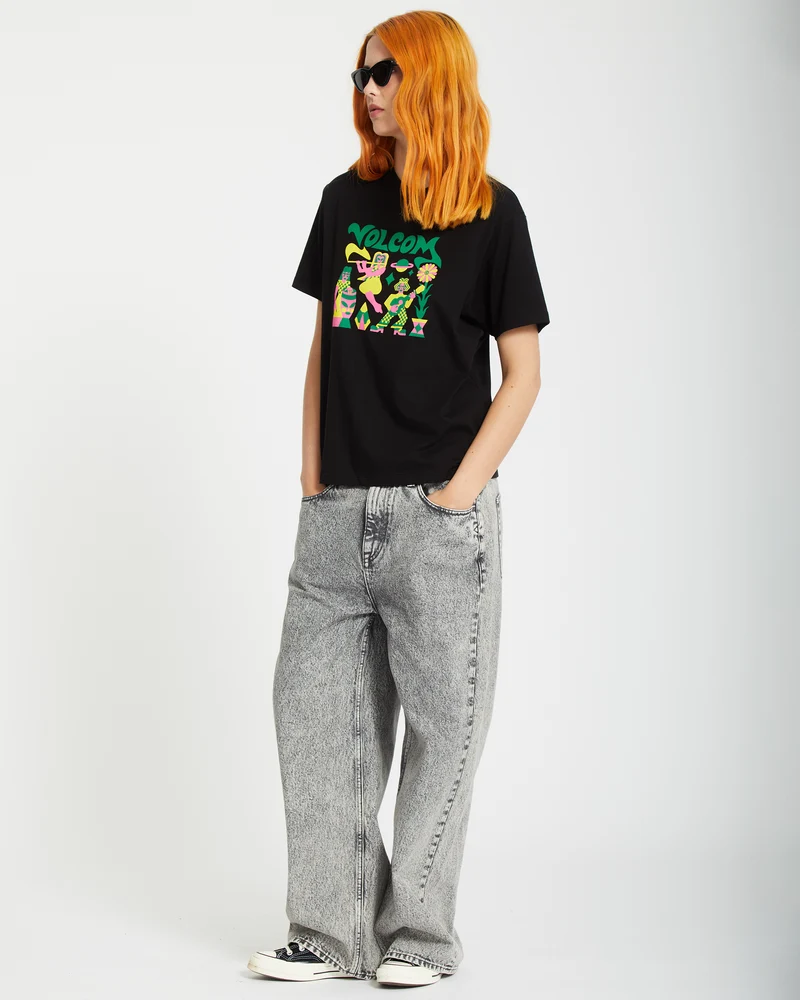 Radical Daze Up T-shirt - BLACK