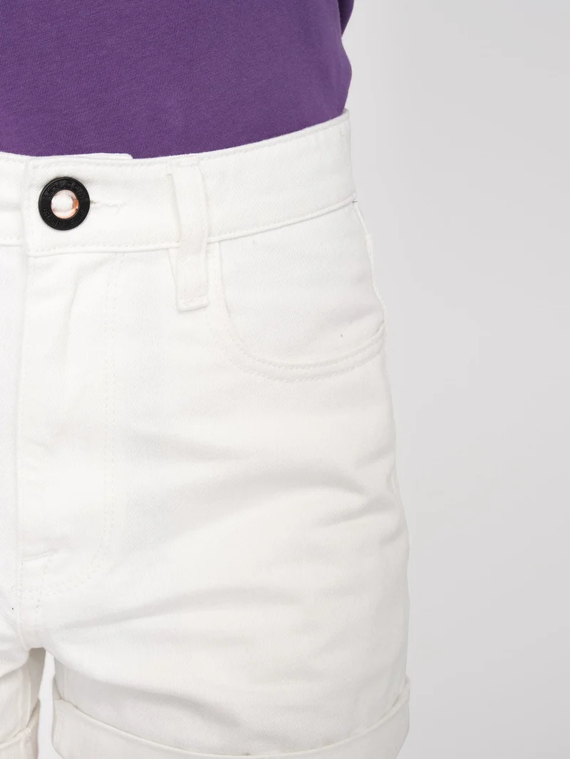 Weellow Denim Shorts - STAR WHITE