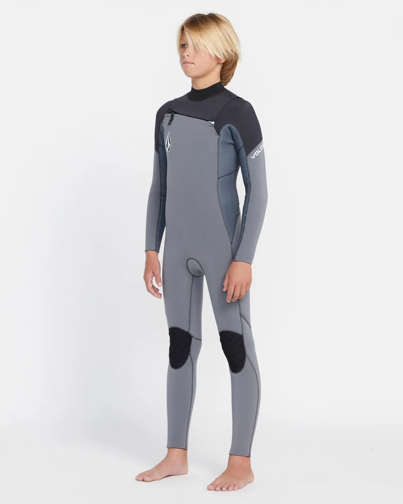 Modulator 4/3Mm Chest Zip Long Sleeve Neoprenanzug - Charcoal - (KINDER)