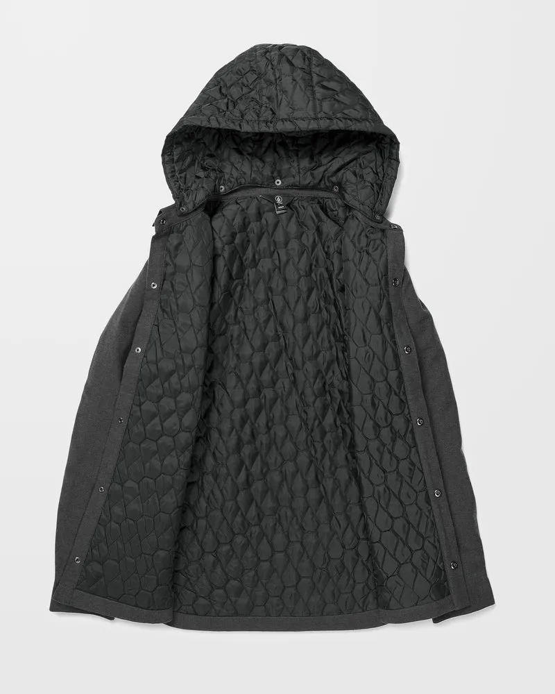 Insulated Riding Flannel Jacke - Heather Black
