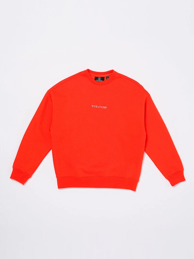 Volcom Stone Sweatshirt - Bright Red - (KINDER)