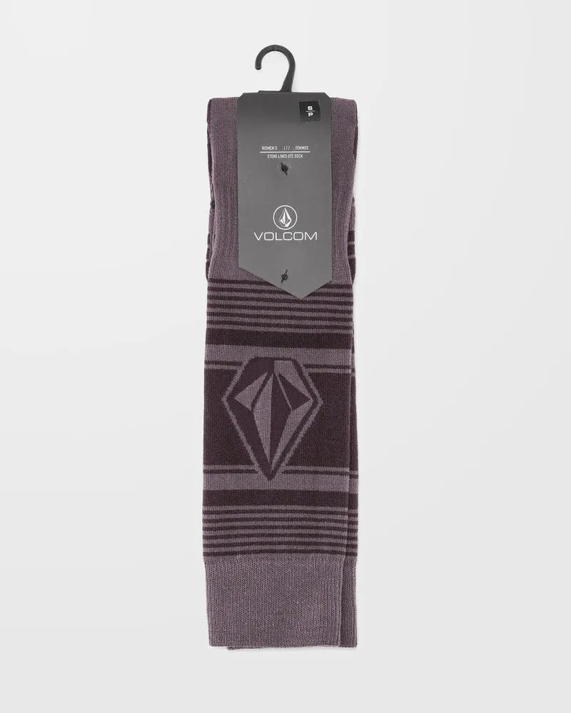 Stone Lines Otc Socken - Dusty Lavender