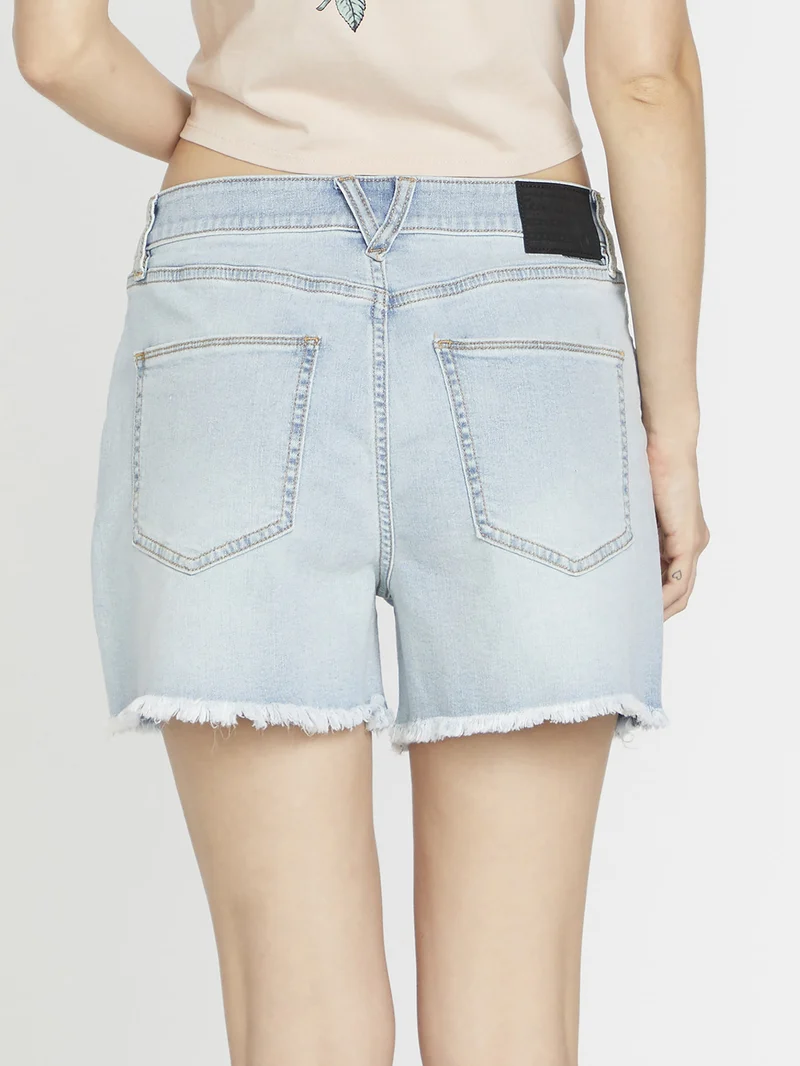 Stone Step Hirise Short - Retro Blue