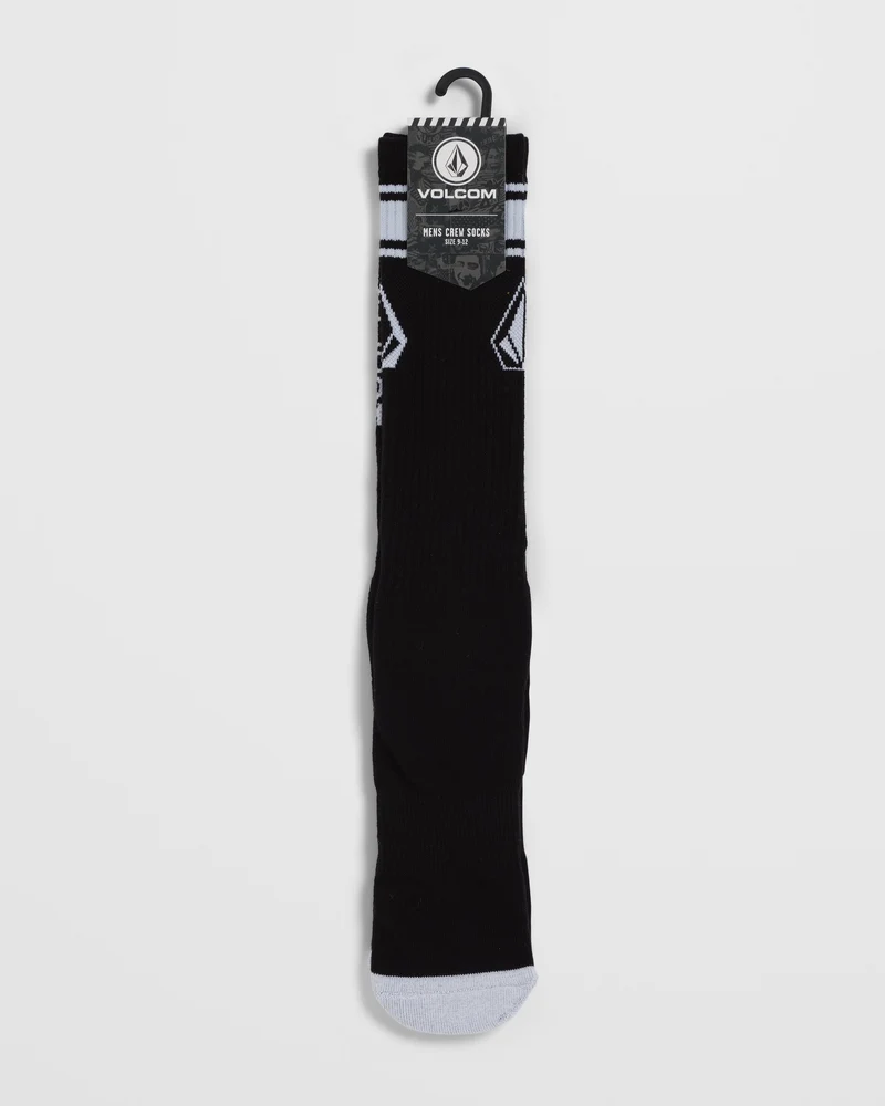 High Stripe Socken - BLACK