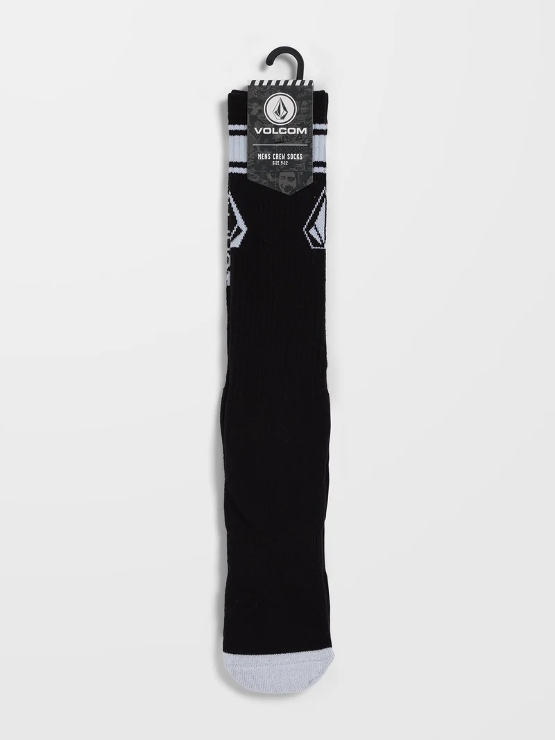 High Stripe Socken - BLACK