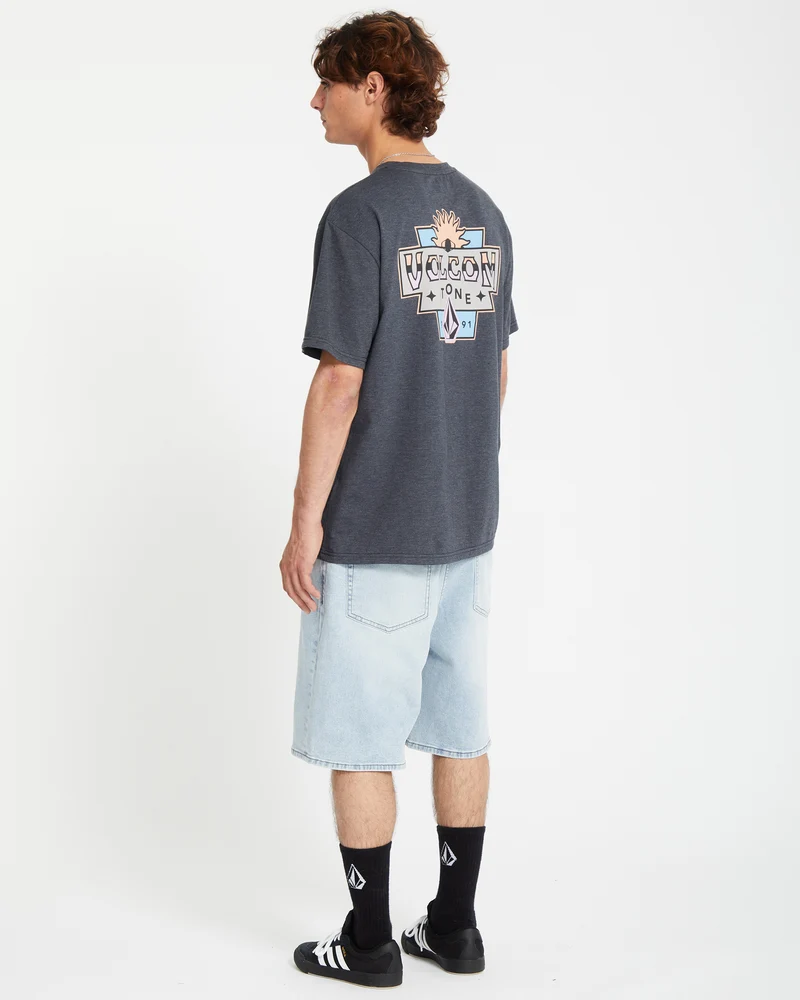 Sure Thing T-shirt - HEATHER BLACK