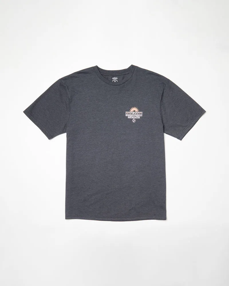 Sure Thing T-shirt - HEATHER BLACK