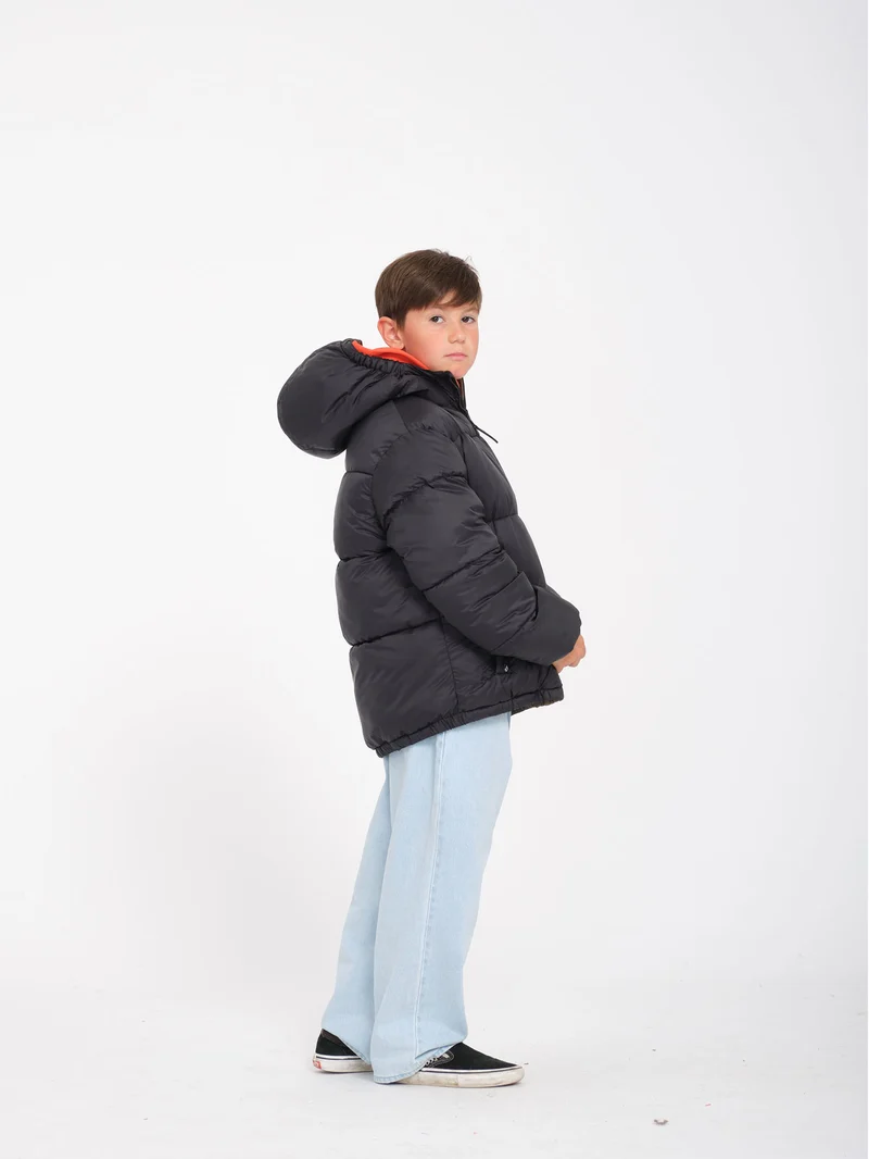 Iconic Puffjacke (Wendbar) - Black - (KINDER)