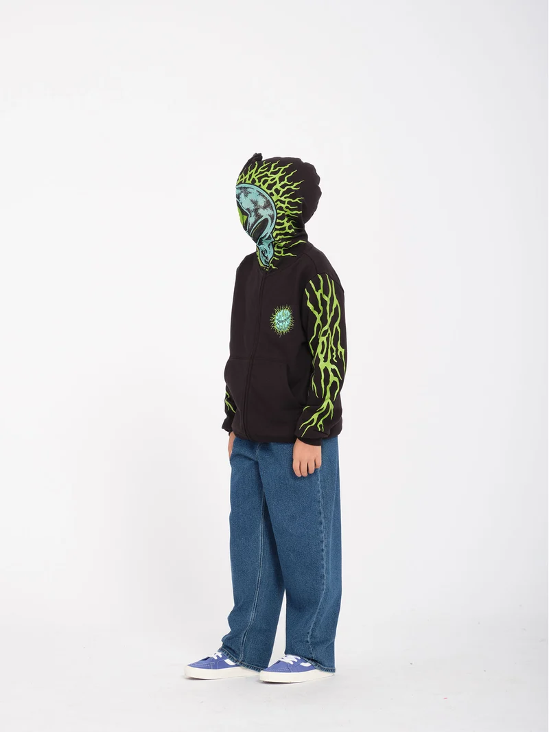 Alien Full Zip Hoodie - Black - (KINDER)