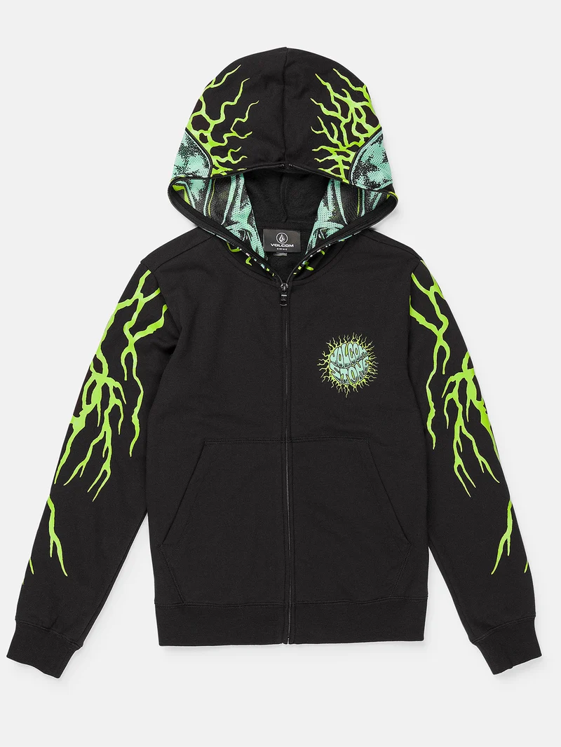 Alien Full Zip Hoodie - Black - (KINDER)