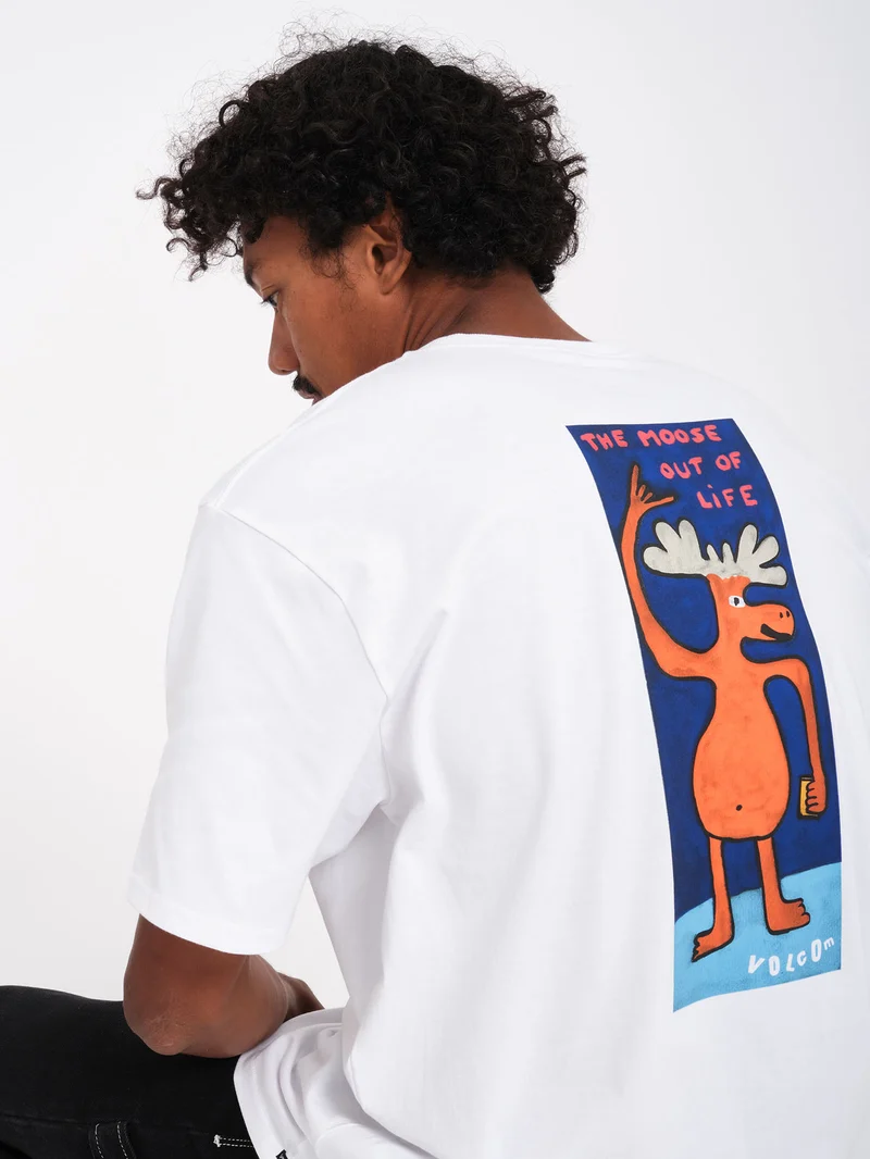 Olivmoose T-Shirt - White