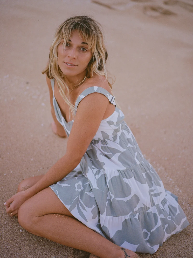 Coco Ho Tiered Kleid - Sea Glass