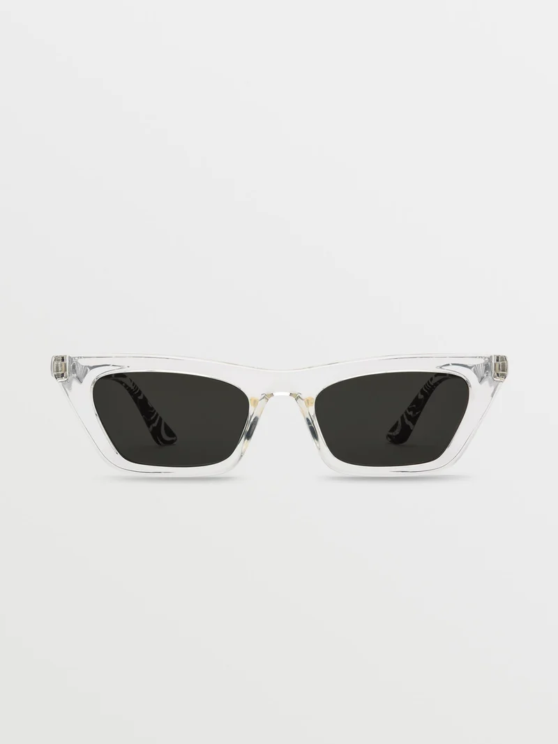 Peace Punk Asphalt Beach Sonnenbrille (Gray Lens) - ASPHALT BLACK