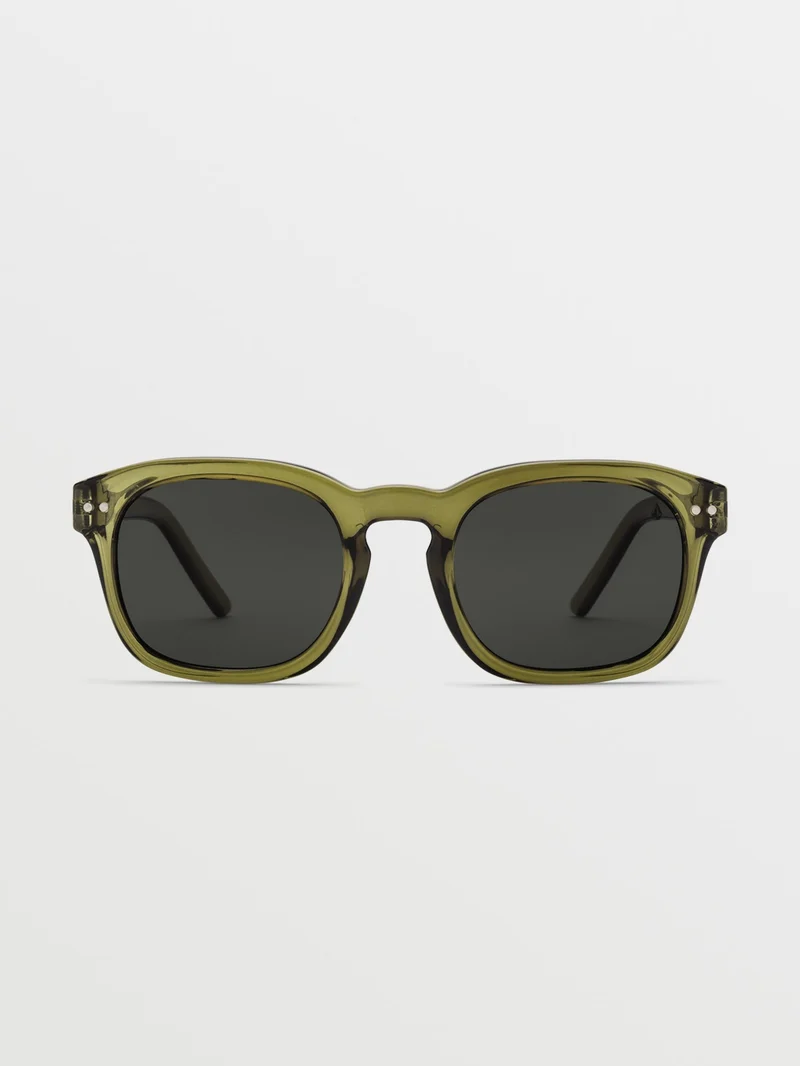 Earth Tripper Green Sonnenbrille (Gray Polar Lens) - GREEN