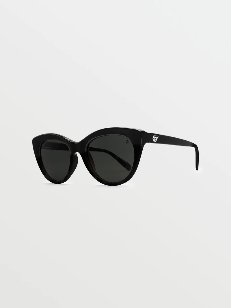 Eyeeye Stone Gloss Black Sonnenbrille (Gray Lens) - BLACK