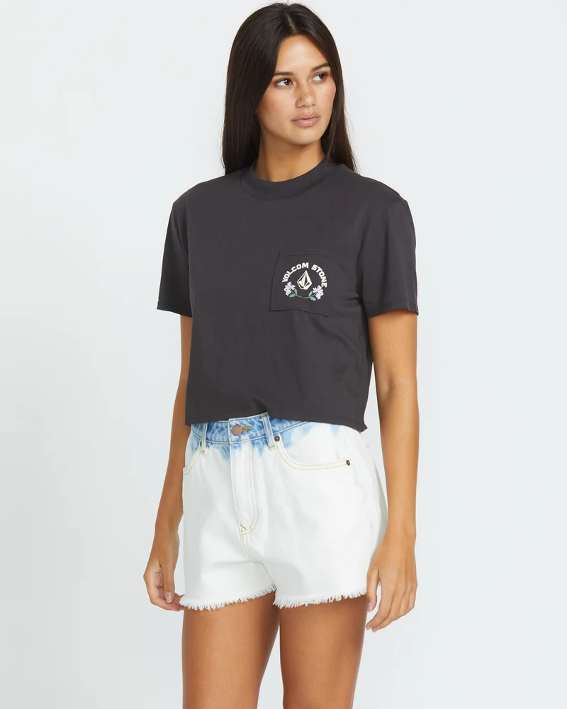 Pocket Dial T-shirt - VINTAGE BLACK