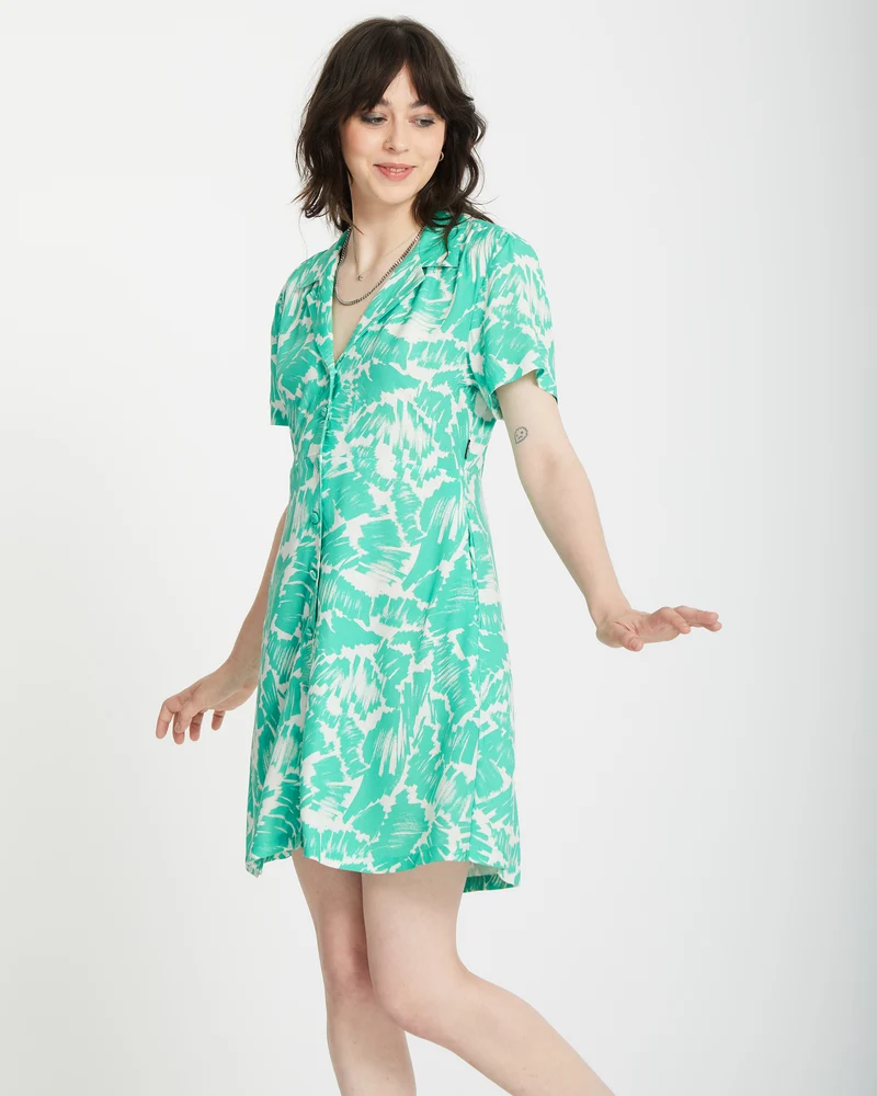 Alix Shirt Kleid - JADE