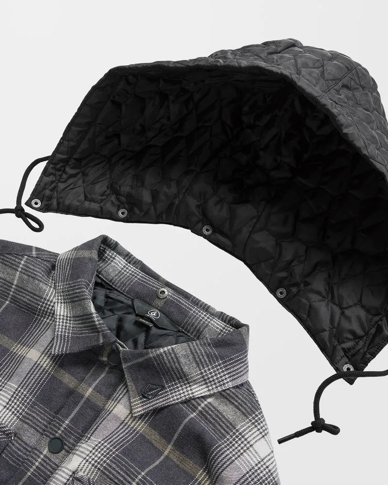 Insulated Riding Flannel Jacke - Stone
