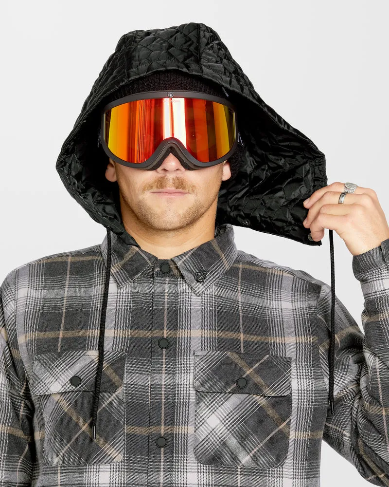 Insulated Riding Flannel Jacke - Stone