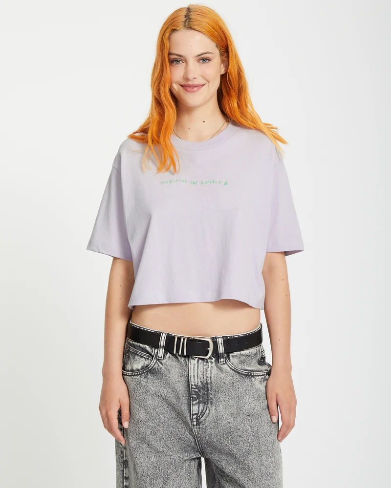Drumstone T-shirt - DUSTY LAVENDER