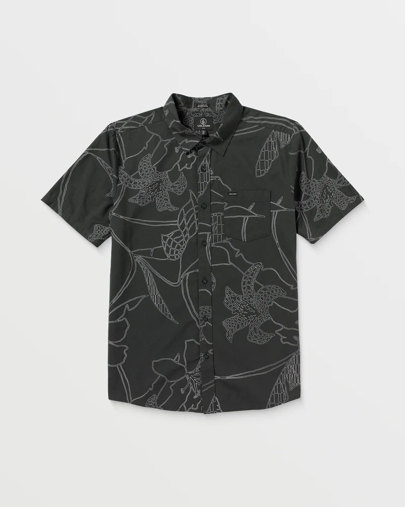 Cad Floral Shirt - STEALTH