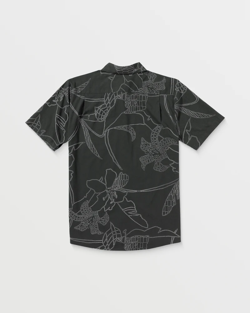 Cad Floral Shirt - STEALTH