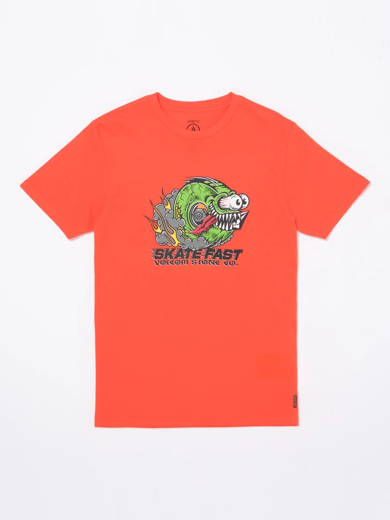 Skate Fast T-Shirt - Bright Red - (KINDER)