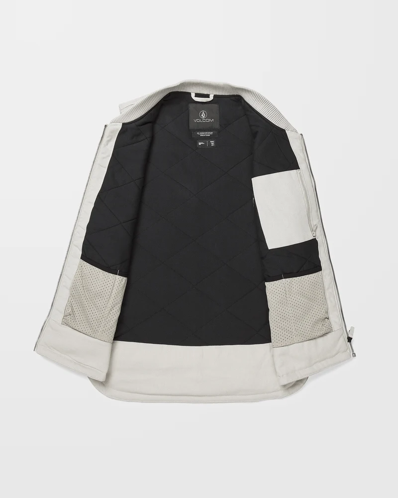Stone Castine Puff Weste - Stone