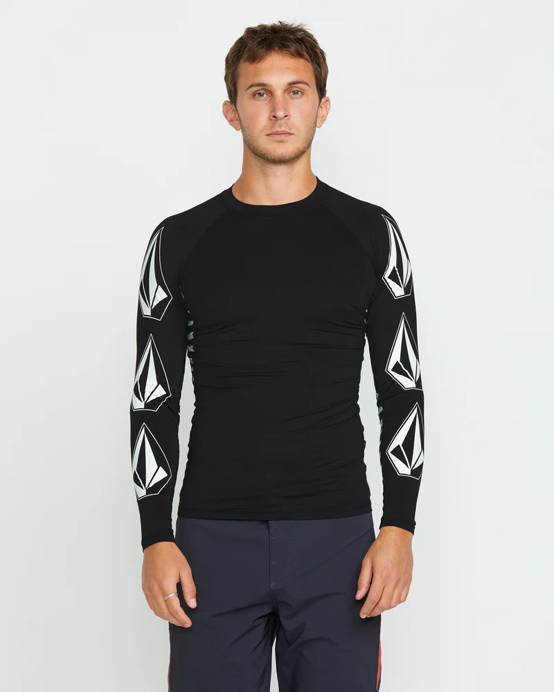 Surf Vitals J Robinson Rashguard - BLACK