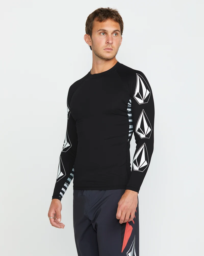 Surf Vitals J Robinson Rashguard - BLACK