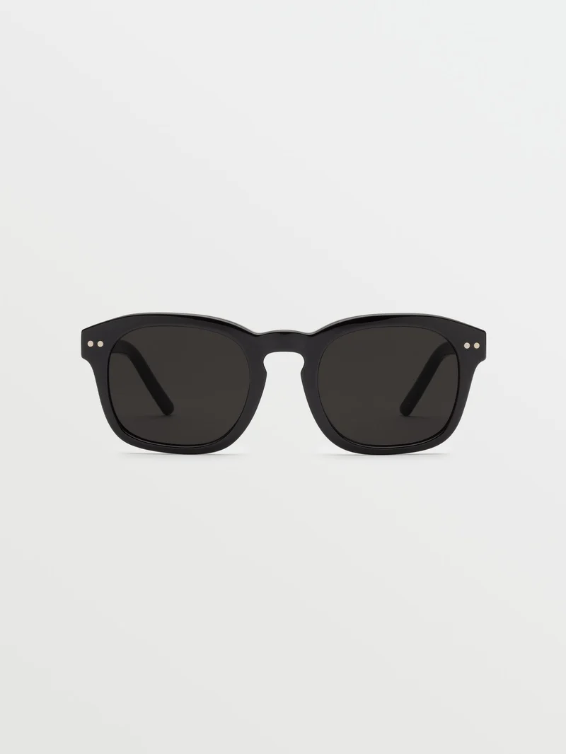 Earth Tripper Gloss Black Sonnenbrille (Gray Lens) - BLACK