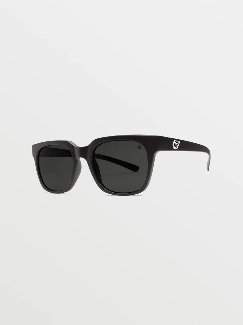 Morph Matte Black Sonnenbrille (Gray Polar Lens) - BLACK