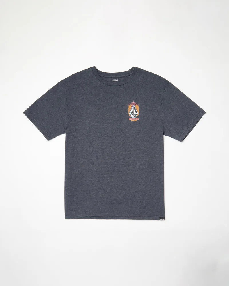 Draggin Stone T-shirt - HEATHER BLACK