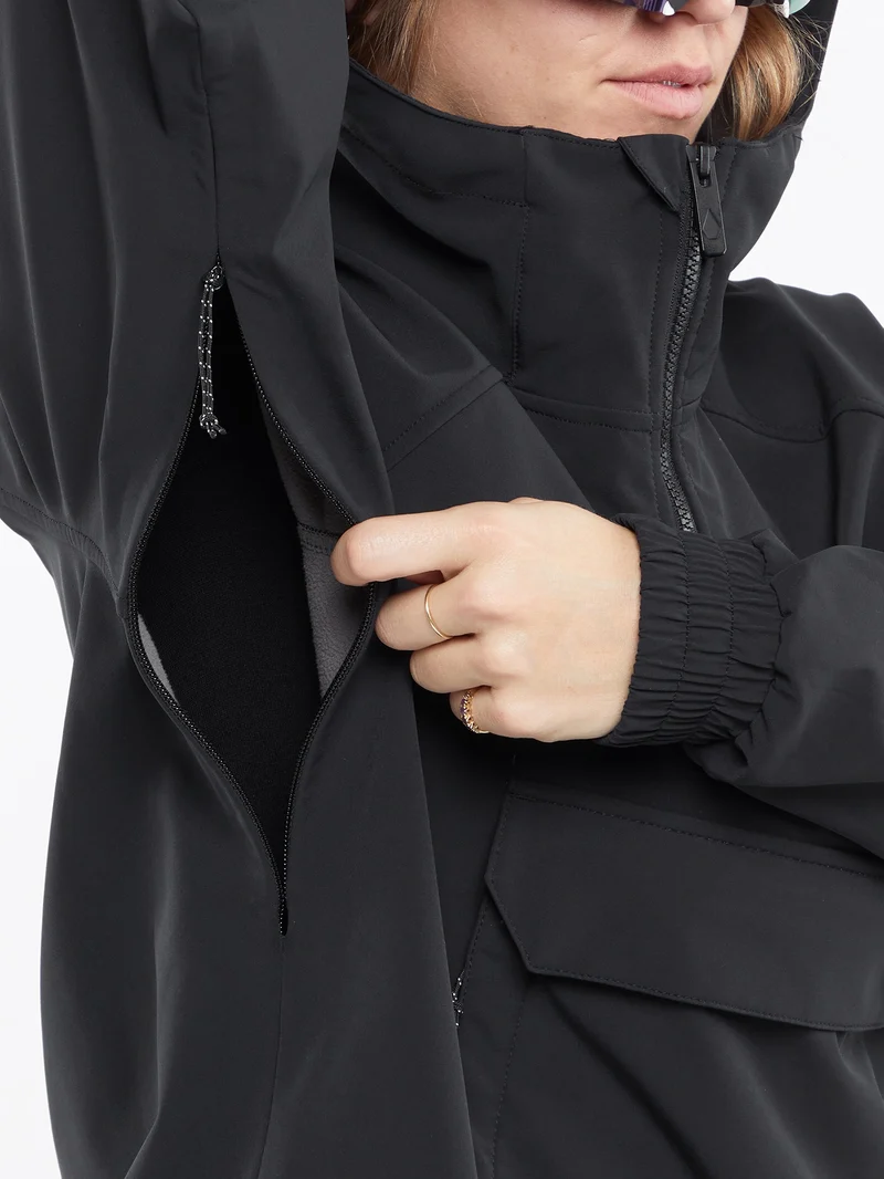 Sinter Bonded Stretch Jacke - BLACK