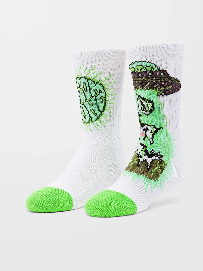 Udder Space Socken - White - (KINDER)