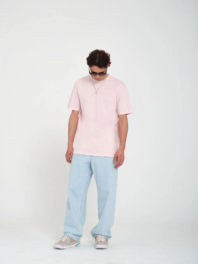 Solid Stone T-shirt - LILAC ASH