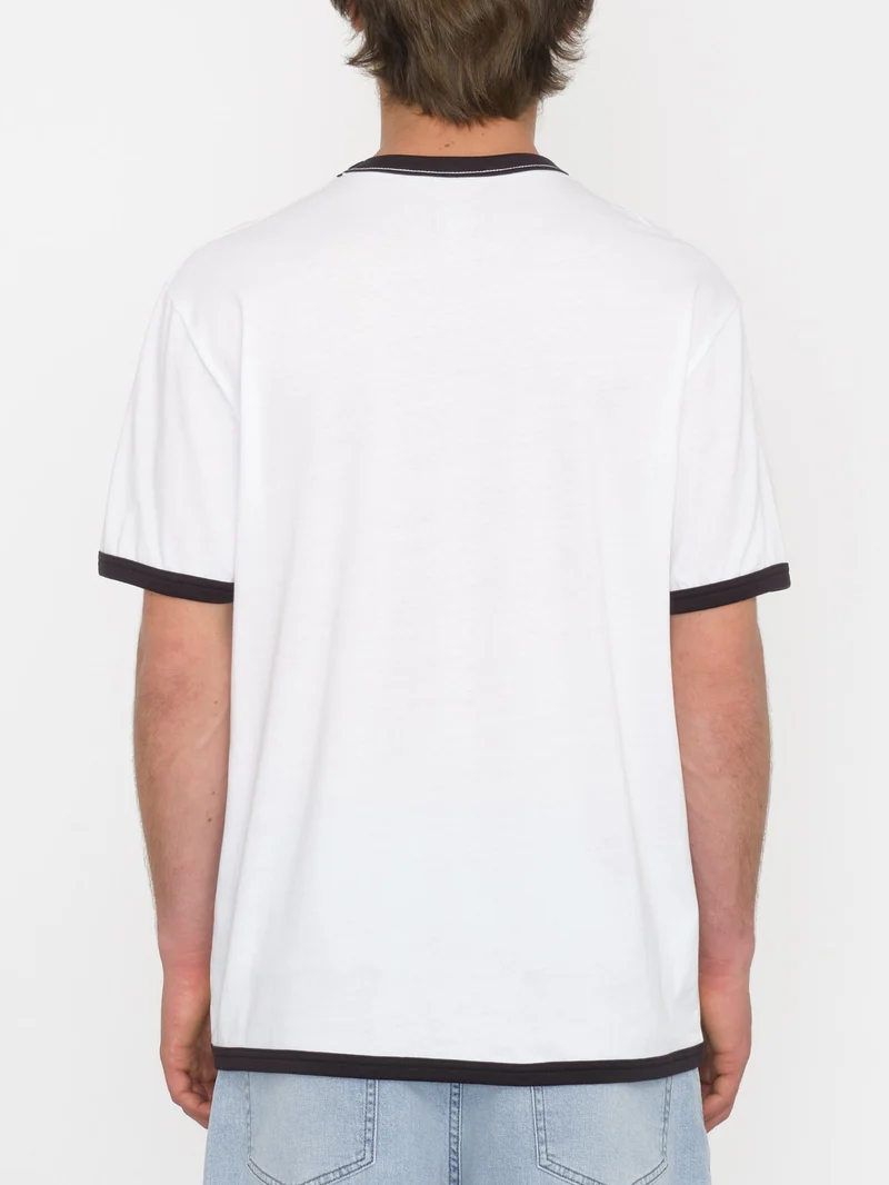 Fullring Ringer T-shirt - WHITE