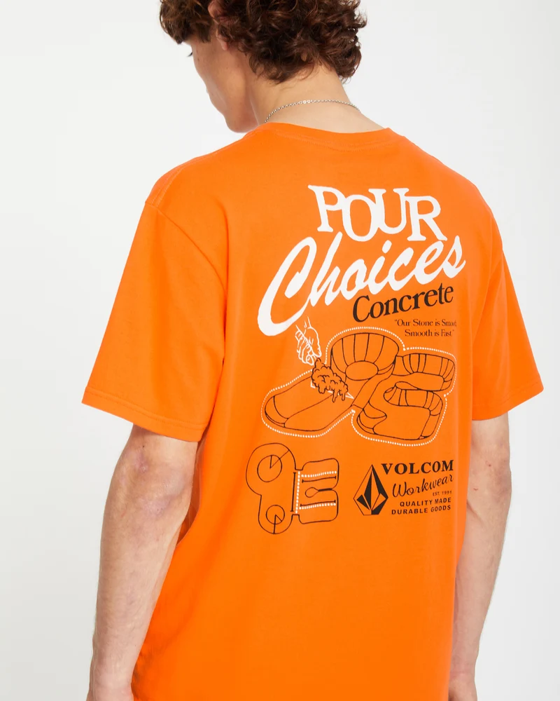 Pour Choices T-shirt - NEON ORANGE