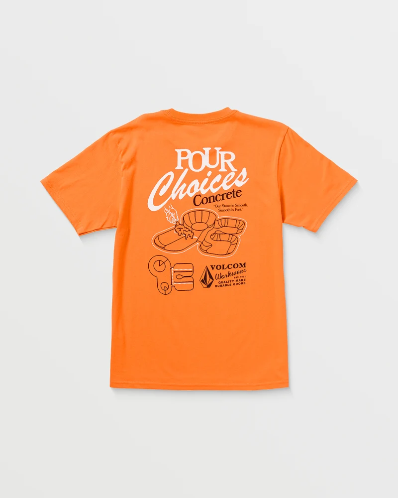Pour Choices T-shirt - NEON ORANGE