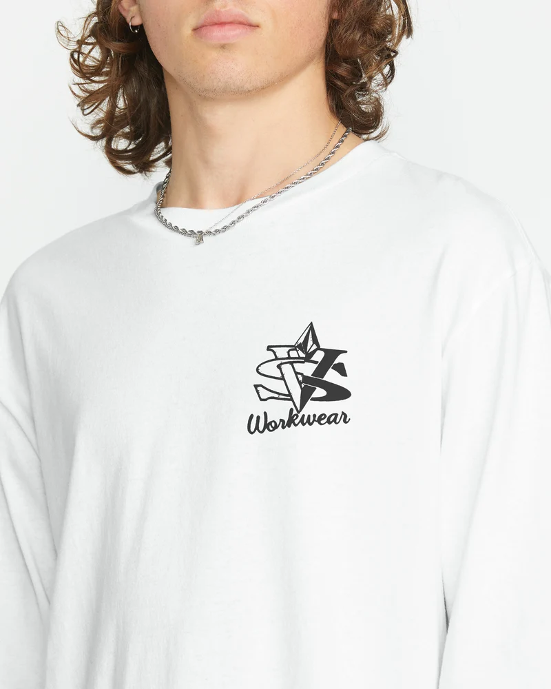 Excavator T-shirt - WHITE