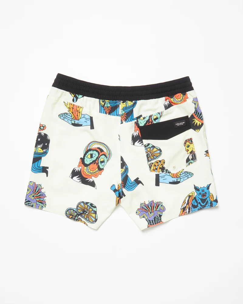 Bob Mollema Trunk 16" Boardshorts - LIGHT BEIGE
