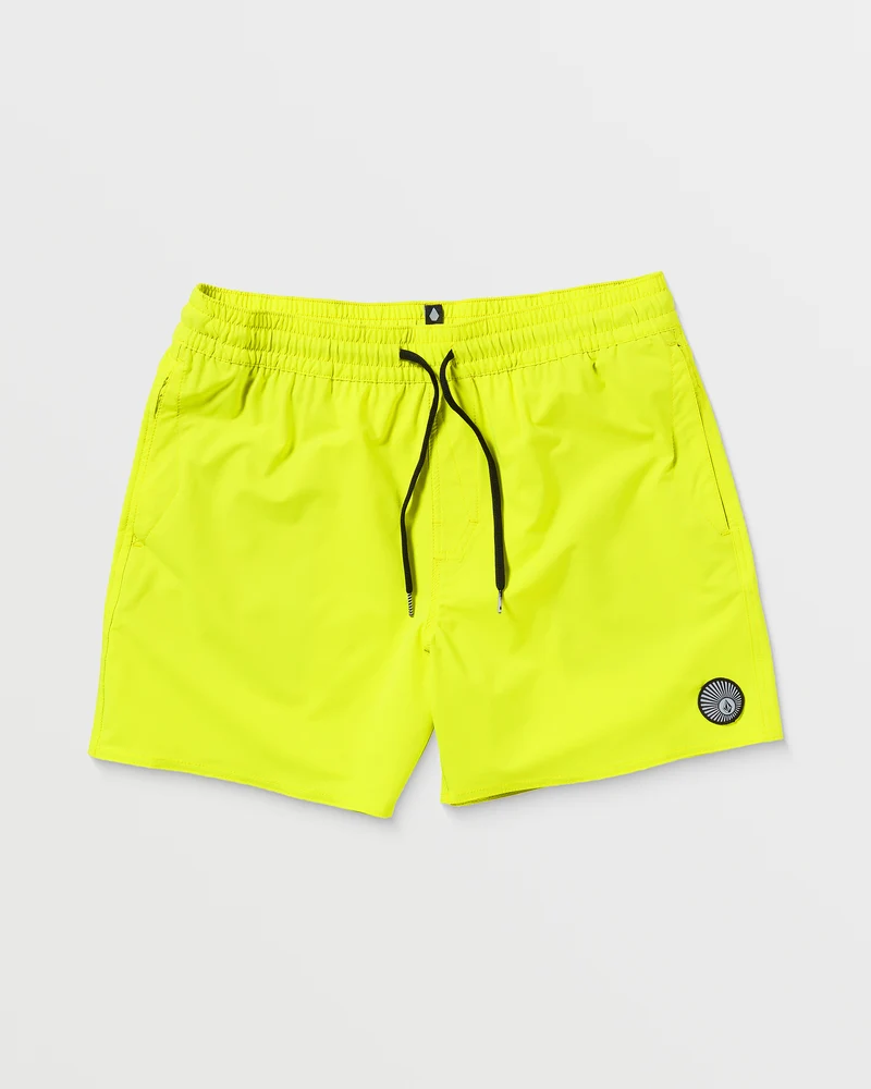 Lido Solid Trunk 16" Boardshorts - TENNIS BALL
