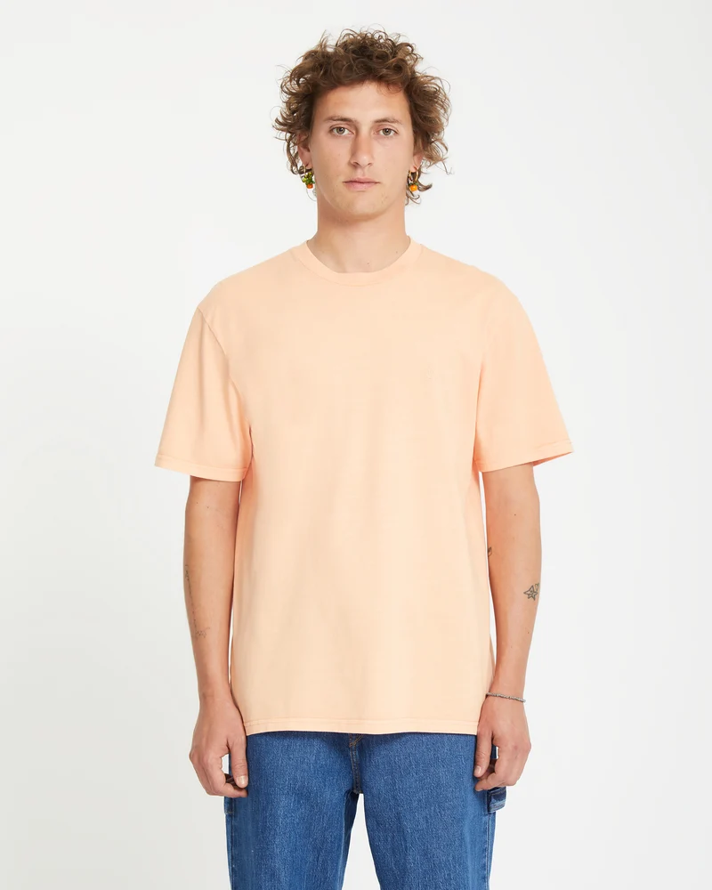 Solid Stone T-shirt - PALE PEACH